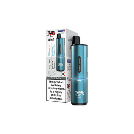 20mg I VG Air 4 in 1 Rechargeable Pod Vape Kit 2400 Puffs - Edition: Sky