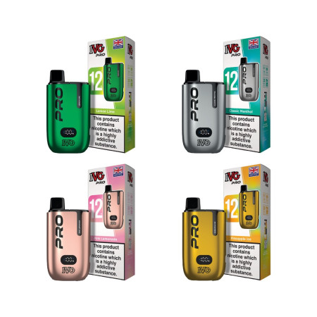 20mg I VG Pro 12 Prefilled Pod Vape Kit 10000 Puffs - Flavour: Fizzy Strawberry