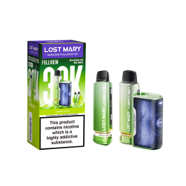 20mg LOST MARY Nera 30K Prefilled Pod Vape Kit - 30000 Puffs - Flavour: Lemon Lime 20mg LOST MARY Nera 30K Prefilled Pod Vape Kit - 30000 Puffs - Flavour: Lemon Lime