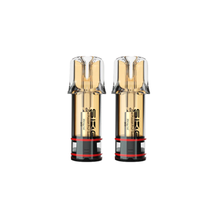 20mg SKE Crystal Plus Replacement Pods 1.1Ω 2ml 1200 Puffs - 2Pcs - Flavour: Cherry Strawberry Raspberry