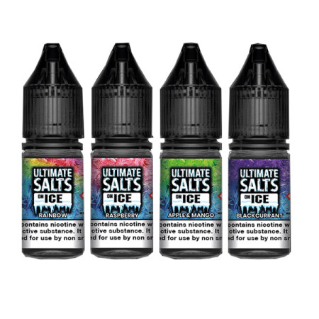 20mg Ultimate Puff Salts On Ice 10ml Flavoured Nic Salts (50VG/50PG) - Flavour: Blue Slush