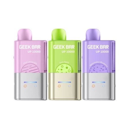 20mg Geek Bar UP 10000 Prefilled Pod Vape Kit - Flavour: Sour Apple