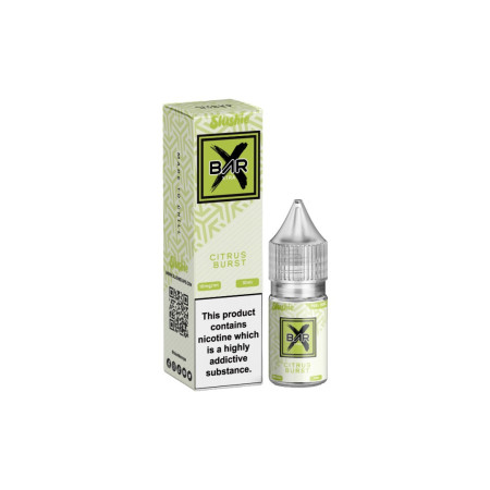 10mg Slushie Bar Xtra Nic Salt 10ml (50VG/50PG) - Flavour: Citrus Burst