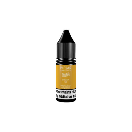 10mg Imp Jar Mini 3000 Double Concentrate 10ml Nic Salt (50VG/50PG) - Flavour: Banana Ice