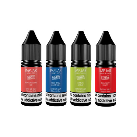 10mg Imp Jar Mini 3000 Double Concentrate 10ml Nic Salt (50VG/50PG) - Flavour: Red Grape