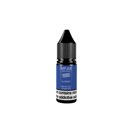 20mg Imp Jar Mini 3000 Double Concentrate 10ml Nic Salt (50VG/50PG) - Flavour: Blueberry