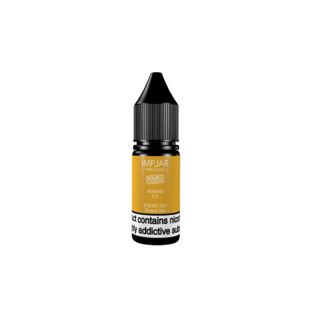 20mg Imp Jar Mini 3000 Double Concentrate 10ml Nic Salt (50VG/50PG) - Flavour: Banana Ice