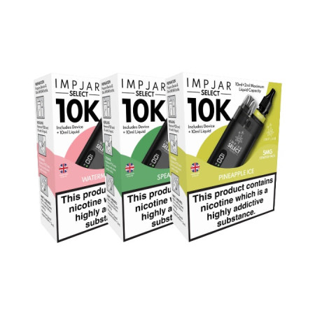 5mg Imp Jar Select 10ml Starter Vape Kit - Flavour: Sweet Menthol 5mg Imp Jar Select 10ml Starter Vape Kit - Flavour: Sweet Menthol