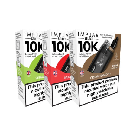 20mg Imp Jar Select 10ml Starter Vape Kit - Flavour: Blueberry & Sour Raspberry 20mg Imp Jar Select 10ml Starter Vape Kit - Flavour: Blueberry & Sour Raspberry