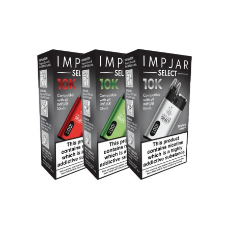 Imp Jar Select 10k Refillable Pod Vape Kit - Color: Purple Imp Jar Select 10k Refillable Pod Vape Kit - Color: Purple