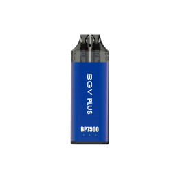 BGV PLUS BP7500 Disposable Empty Dual Refillable Vape Kit - Kit Colour: Blue
