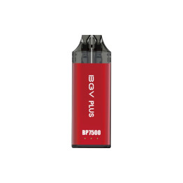 BGV PLUS BP7500 Disposable Empty Dual Refillable Vape Kit - Kit Colour: Red