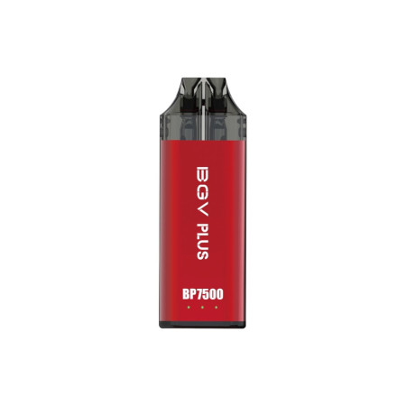 BGV PLUS BP7500 Disposable Empty Dual Refillable Vape Kit - Kit Colour: Red
