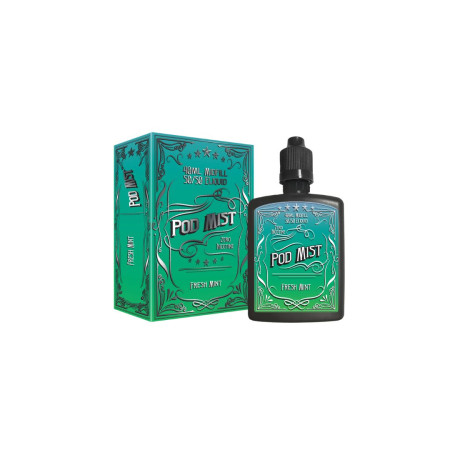 0mg Pod Mist Midfill 40ml Shortfill (50VG/50PG) - Flavour: Fresh Mint