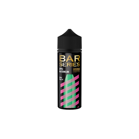 0mg Bar Series Gold Edition 100ml Shortfill (70VG/30PG) - Flavour: Apple Watermelon