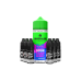 0mg Crystalize Bar Salts 120ml Longfill (50VG/50PG) + 6x Free 20mg Nicotine Shots 10ml - Flavour: Peach Cobbler