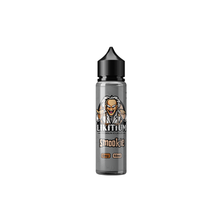 0mg Likitium Shortfill 50ml (70VG/30PG) - Flavour: Smookie