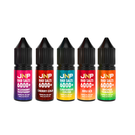 20mg JNP 6000+ Bar Salts 10ml (50VG/50PG) - Flavour: Blueberry Raspberry