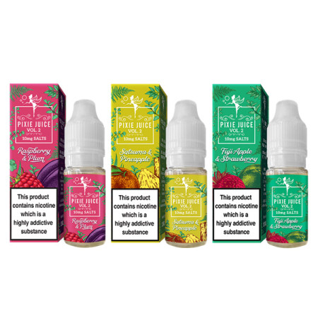 10mg Pixie Juice Volume 2 10ml Nic Salts (50VG/50PG) - Flavour: Vanilla Berry