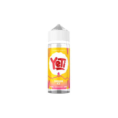 0mg Yeti Summit Series 100ml Shortfill (70VG/30PG) - Flavour: Banana Ice