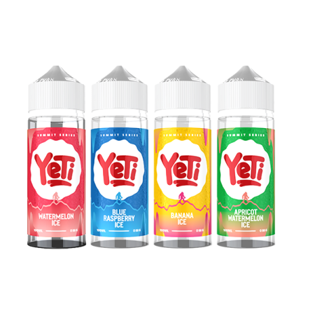 0mg Yeti Summit Series 100ml Shortfill (70VG/30PG) - Flavour: Strawberry Lemon Ice
