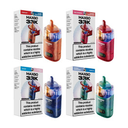 18mg Relx Maxgo 33K Prefilled Pod Vape Kit 25W - Flavour: Blue Sour Raspberry/Watermelon