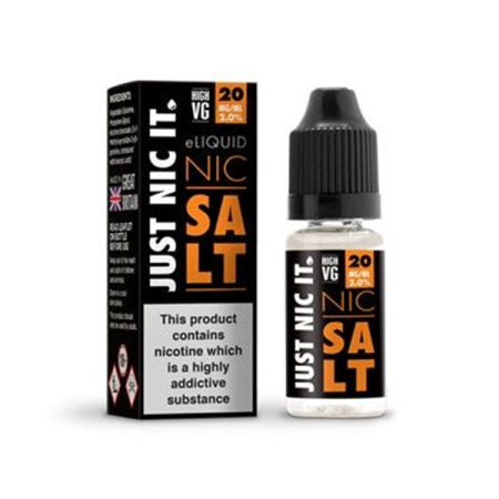 20mg Just Nic It Nic Salt 10ml (80VG/20PG) 20mg Just Nic It Nic Salt 10ml (80VG/20PG)