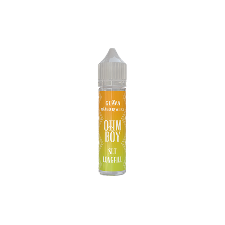 0mg Ohm Boy 60ml Longfills (50VG/50PG) - Flavour: Guava Mango Kiwi Ice