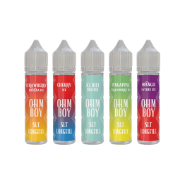 0mg Ohm Boy 60ml Longfills (50VG/50PG) - Flavour: Ice Mint Menthol