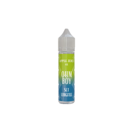 0mg Ohm Boy 60ml Longfills (50VG/50PG) - Flavour: Apple Juice Ice