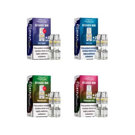 Tick Tock Recharge MINI 2K Prefilled Pods  2000 Puffs - Flavour: Blueberry Lemonade