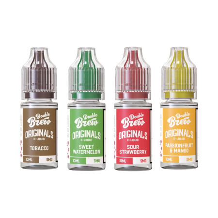 5mg Ohm Brew Double Brew Originals - 10ml - Flavour: Passionfruit & Mango