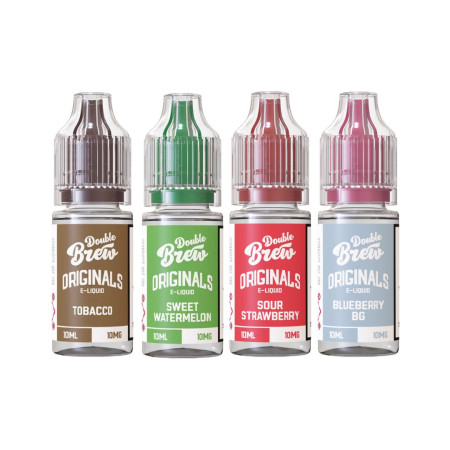 10mg Ohm Brew Double Brew Originals - 10ml - Flavour: Sour Strawberry
