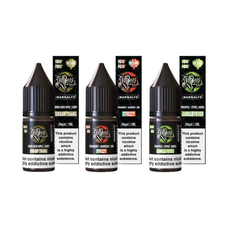 10mg Ruthless Nic Salt 10ml (50VG/50PG) - Flavour: Grape Drank On Ice