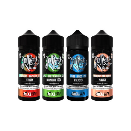 0mg Ruthless 120ml Shortfill (70VG/30PG) - Flavour: Skir Skirrr On Ice