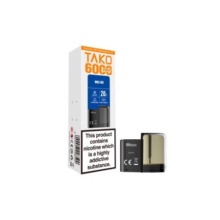 20mg Sikary Tako SP6000 Prefilled Pods 6000 Puffs - Flavour: Bull Ice
