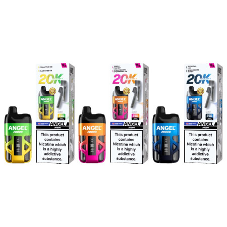20mg Angel 20K by Vapes Bars Holiday Edition Prefilled Pod Vape Kit - Flavour: Pool Edition