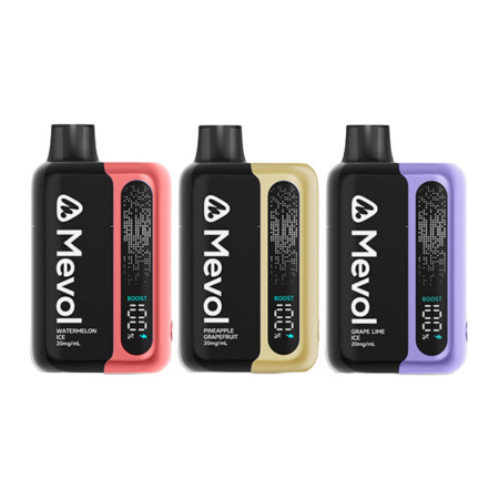20mg Mevol S7000 Prefilled Pod Vape Kit 14k puffs - Flavour: Blueberry Sour Raspberry