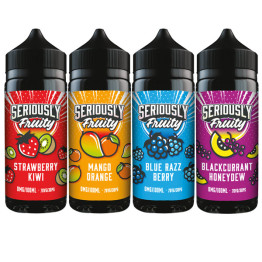 Seriously Fruity by Doozy Vape 100ml Shortfill 0mg (70VG/30PG) - Flavour: Strawberry Kiwi