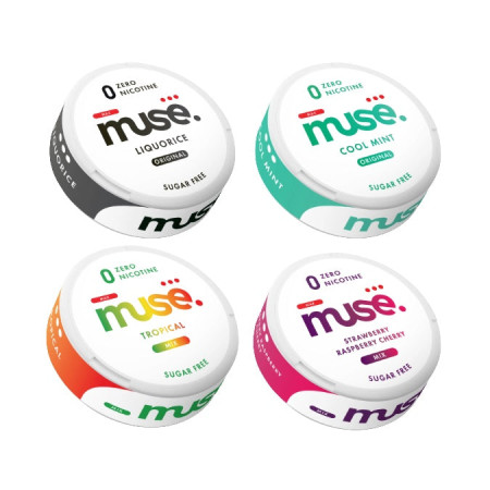 Muse Max No Nic Pouches (UK Made) - 20 Pouches - Flavour: Cola Ice Muse Max No Nic Pouches (UK Made) - 20 Pouches - Flavour: Cola Ice